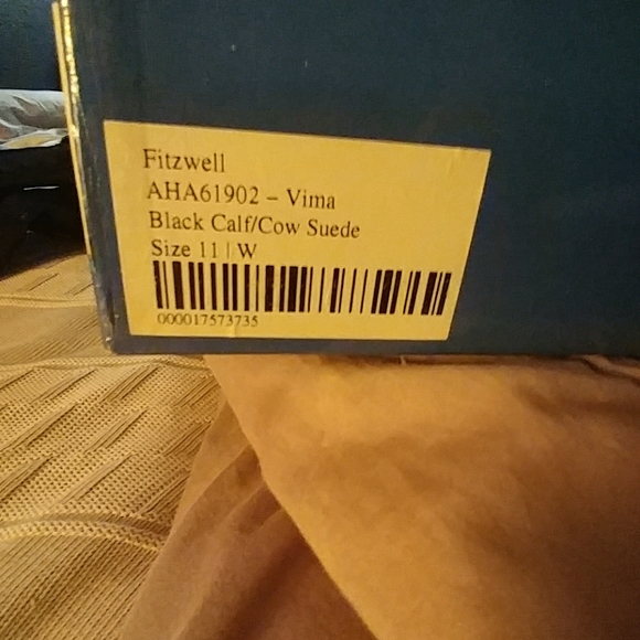 Black leather knee high boots 11W - Picture 6 of 7